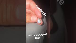 My first time with an Aus crystal opal pendant ! #opalholic #opals #australianopal #rookieOpal