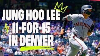 All 11 Jung Hoo Lee Hits from the Weekend in Denver | San Francisco Giants vs. Colorado Rockies