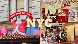 NYC Walk Macy’s Holiday Window’21, Santaland, Holiday Lane, Nov. 24,2021 #macys #holidayseason #nyc