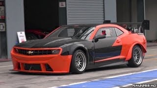 Brutal Camaro SS Race Car OnBoard on Track!