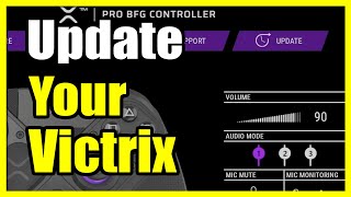 How to Update your Victrix Pro BFG Controller on Control Hub App (Wired or with Dongle)