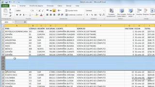 Cómo insertar columnas y filas en Excel