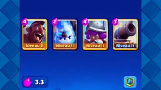 Je joue les 3 decks les plus iconiques de clash royale mais avec seulement 4 cartes