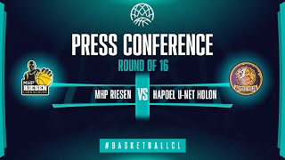 MHP Riesen Ludwigsburg v Hapoel U-net Holon - Press C. | Basketball Champions League 21-22