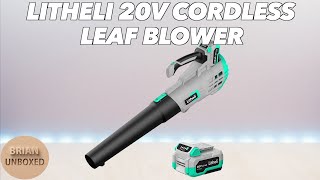 Litheli 20V Cordless Leaf Blower - Review \u0026 Demo