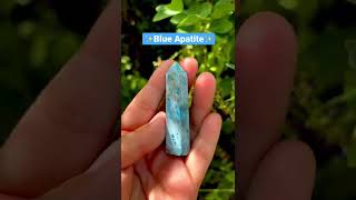 ✨Blue Apatite 💎 meaning and composition! #crystals