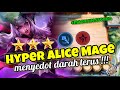 Combo Mage HYPER ALICE Sedot Darah Kuat Banget !! Combo Terkuat Magic Chess Go Go 2024