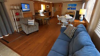 1996 Lakeview 16 x 68WB Houseboat For Sale on Norris Lake TN - SOLD!