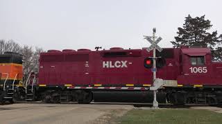 BNSF R CHI424 @ 15th Ave Railroad Crossing Clinton, IA