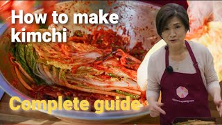 How to make traditional kimchi (김치) - easy small batch recipe with many tips