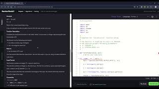 Hackerrank Problem: Intro to Tutorial Challenges