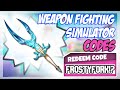 (2022) **NEW** 🗡️ Roblox Weapon Fighting Simulator Codes 🗡️ ALL UPD CODES!