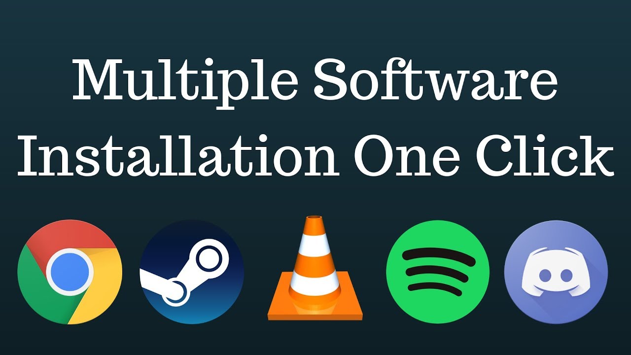 Multiple Software Installation In One Click (Using Ninite) - YouTube