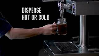 New! Kegco Hot Draft Kegerator - Dispense Hot and Cold Nitro Coffee from the Same Keg!