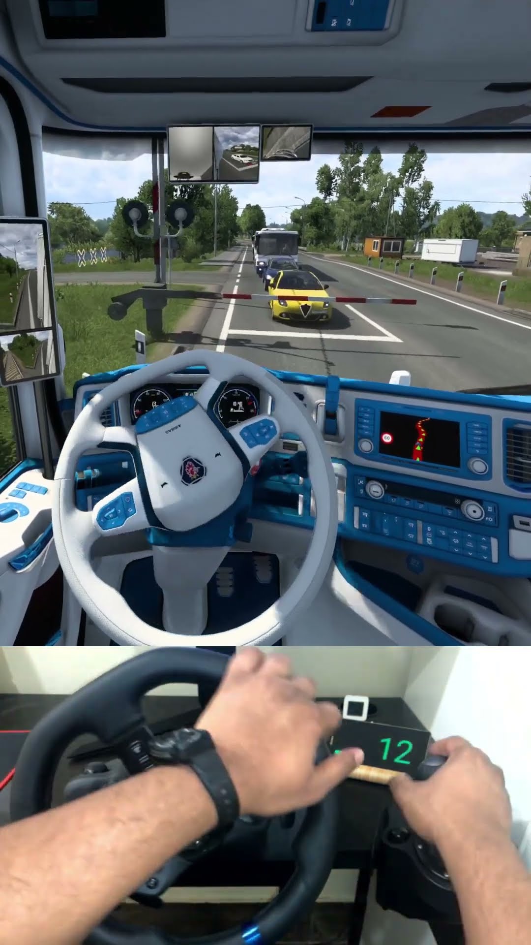 NEVER TRY THIS ️ Euro Truck Simulator 2 #eurotrucksimulator2 #ets2 #scania #short #yt