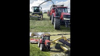 fauchage, andainage et ensilage d'herbe 2021