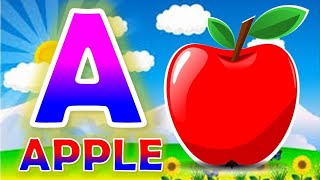 ABC Phonics Song - Toddler Learning Video Songs, A for Apple, Nursery Rhymes, Alphabet Song for kids