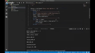 Python Projects 1: Simple Inventory System Part 1
