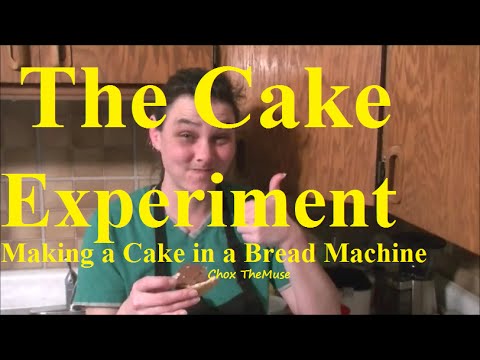 Breadmaker Cake: Take 1 Breadmaker Cake: Take 1