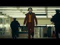 joker leaving subway