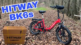 Hitway BK6s Pedelec Ebike Faltrad Klapprad 20 Zoll Fatbike Fahrrad für unter 700€ im Test Review