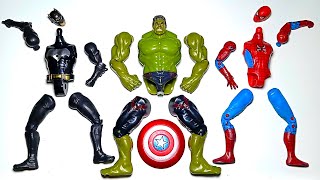 Merakit Mainan Hulk Smash, Spider-Man, Batman Avengers Superhero Toys