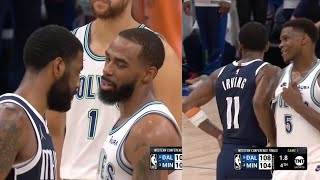 KYRIE IRVING TRASH TALKS MIKE CONLEY & ANTHONY EDWARDS TO LET THEM KNOW!
