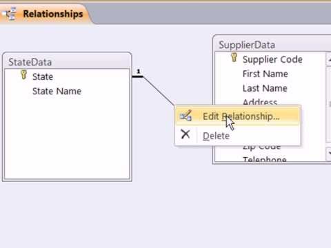 Office 2010 Class #43: Access One To Many Relationship Between Tables Office 2010 Class #43: Access One To Many Relationship Between Tables