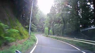 【福岡糸島ドライブ・山】糸島市雷山の雷神社の駐車場から麓の三坂交差点まで