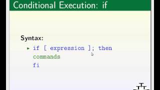 Conditional execution - English