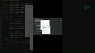 Create DatePicker in JavaFX #DarkHers #darkhers #programming #java #bhfyp #youtubeshorts #shorts