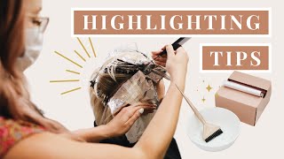 Highlighting Tips and Secrets | Foiling Technique for Partial or Full Highlight including Placement