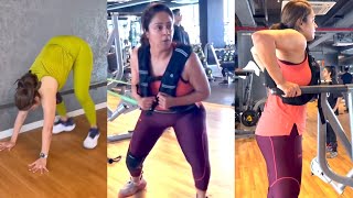 Actress Jyothika Weight Loss Gym Workout at the age of 45 | Latest Video - Celebrity Fitness
