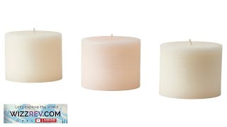 JÄMLIK IKEA Scented pillar candle Vanilla/light beige Review