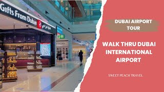 Dubai International Airport | Dubai Duty Free | Terminal 3 Walk Thru | Sweet Peach Travel