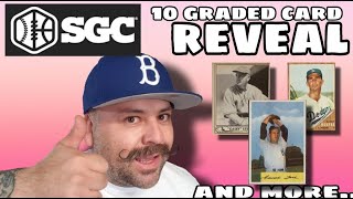 SGC Reveal 10 Graded Vintage Baseball Cards