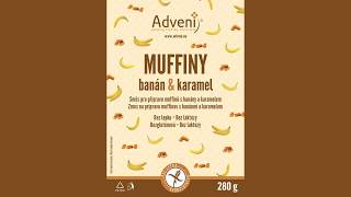 Adveni muffiny banán \u0026 karamelem