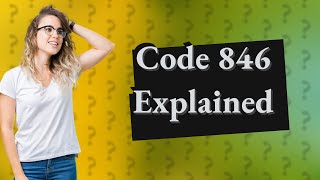 What is the code 846 for refund?