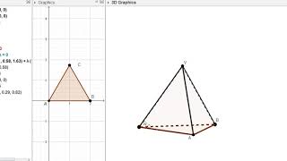 Trigonometry in 3D regular tetrahedron