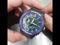 Submarine Watch TP-3225 Black Purple Color White Display