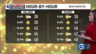 FORECAST: First Alert Weather Days for rain NYE night, \u0026 wind gusts Thursday