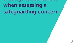 Safeguarding - Assessing A Concern