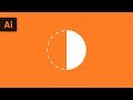 How to Make a Half Circle | Illustrator Tutorial