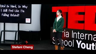 Why Do I Still Feel Like I’m Falling Behind? | Stefani Cheng | TEDxLeiria International School Youth