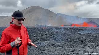 Live Eruption Report at Meradalir; How to Estimate the Height of a Lava Fountain