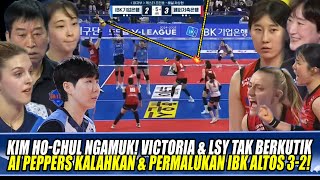 KIM HO-CHUL NGAMUK❗VICTORIA \u0026 LSY TAK BERKUTIK, AI PEPPERS KALAHKAN \u0026 PERMALUKAN IBK ALTOS 3-2!