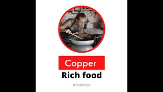 copper rich food benefits #shorts #vitamin #food #health