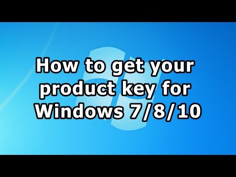 How to get your product key for Windows 7/8/10 How to get your product key for Windows 7/8/10