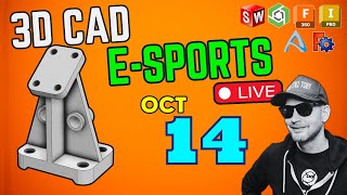 CAD vs CAD eSport! Model Monday LIVE - 1 PM  - OCT 14th  - Speedmodeling!