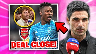 Arsenal CLOSE To Signing Andre Onana From Ajax! | Mat Ryan Free Transfer Done?